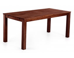 Stół do jadalni ciemne drewno 150 x 85 cm MAXIMA