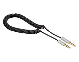 Kabel HAMA Jack 3.5mm - Jack 3.5mm Alu-line spiralny