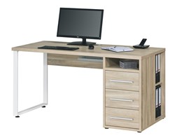 Biurko SET+ 150x70 cm, naturalny, MDF, 16765524