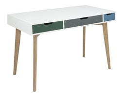 Biurko Tess 120 cm, białe, 3 szuflady-Actona Company (0000060559)
