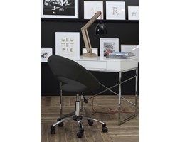 Fotel biurowy Elio, czarny, eko skóra-Plump Actona Company (0000061285)