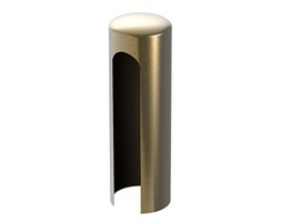 Aluminiowe osłonki na zawiasy - 14mm, patyna