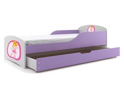 ROBI Z SZUFLADĄ RAMA FIOLETOWY NAKLEJKA BALETNICA 160*80 KPL