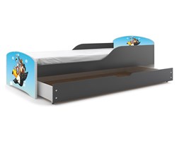 TOBI Z SZUFLADĄ RAMA GRAFIT NAKLEJKA PTAK 160*80 KPL.