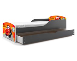 TOBI Z SZUFLADĄ RAMA GRAFIT NAKLEJKA SAMOCHÓD 160*80 KPL.