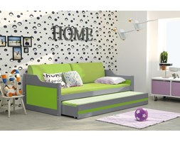DAWID 2-POZIOMOWE RAMA GRAFIT WYPEŁNIENIA ZIELONY 200*90 KPL