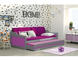 DAWID 2-POZIOMOWE RAMA GRAFIT WYPEŁNIENIA FIOLETOWY 200*90 KPL
