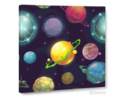 Obraz na płótnie Canvas Quadro Kolorowe Planety