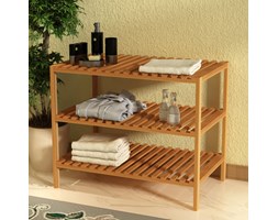 vidaXL Półka pod zlew z drewna orzechowego 65x40x55 cm