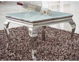 Stolik kawowy ESTILLO GLAMUR white 60 x 60