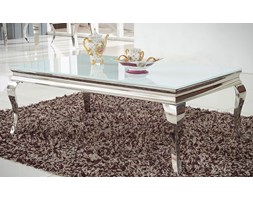 Stolik kawowy ESTILLO GLAMUR white 130 x 70