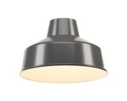 Klosz okrągły SLV Fenda 75W szary 156095