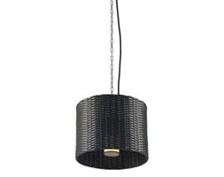Lampa wisząca zewnętrzna SLV Adegan Manila E27 24W antracytowa 231245