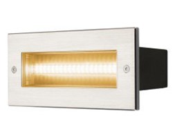 Lampa ścienna wpuszczana SLV Brick LED symetryczny 9W 3000K 233650