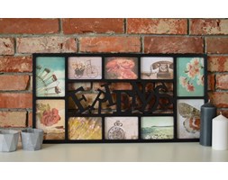 Multi ramka do 10 zdjęć multiramka na zdjęcia 18x13 10x15 FRIENDS czarna