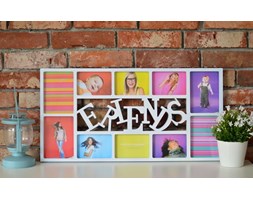 Multi ramka do 10 zdjęć multiramka na zdjęcia biała FRIENDS 18x13 10x15
