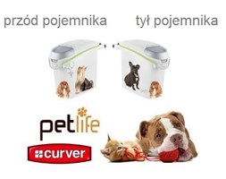 Pojemnik na karmę dla psa żwirek 6kg 15L CURVER