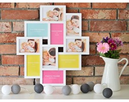 Multi ramka na 10 zdjęć multiramka na zdjęcia 10x15 cm biała
