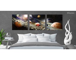 Obrazy na płótnie Canvas Tryptyk Space Opera
