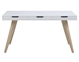 Biurko Estelle 60x140 cm, 3 szuflady, biały, MDF-Actona Company