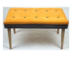 Ławeczka Pufka Pikowana Wąska Styl Skandynawski Vintage Retro lata 60-70-te 70/30/40cm