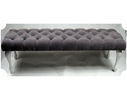 Ławka Pikowana Avila 24 Szary Nogi Ludwik Biały Półmat 120cm - 120 cm