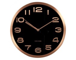 Zegar ścienny Maxie Copper Numbers, 29 cm - KARLSSON - DECOSALON - Zakupy bez ryzyka