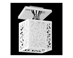 Plafon LAMPA sufitowa ANIKA 8173128 Spotlight metalowa OPRAWA ażurowa klasyczna wzorki kwiatki biała
