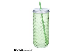 Słoik na napoje 600 ml zielony
