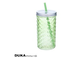 Słoik na napoje 500 ml zielony