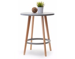 Stół Capri średnica 60 cm z tworzywa i drewna