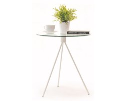 Stolik kawowy Tripod średnica 50 cm ze szklanym blatem