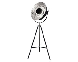 Lampa podłogowa Gravity czarna ze srebrnym wnętrzem