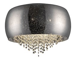 Plafon Tiffany średnica 50 cm srebrny