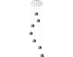 Lampa wisząca Glamour kaskada x7