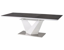 Stół Aramoko II 160(220)X90 cm szaro - biały