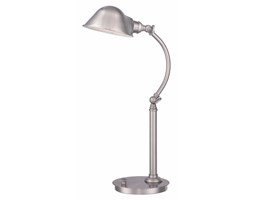 Lampa Thompson stołowa steel