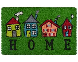 vidaXL Wycieraczka z włókna kokosowego (kojra) domki 15 mm 40x60 cm