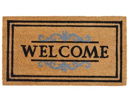 vidaXL Wycieraczka z włókna kokosowego (kojra) napis WELCOME 15 mm 40x70 cm