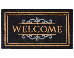 vidaXL Wycieraczka z włókna kokosowego (kojra) WELCOME 15 mm 40x70 cm