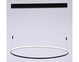 MCODO :: Designerska lampa sufitowa led MILANO w kolorze coffee o mocy 48W Nowość