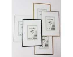 Rama Aluminiowa Alu G 30x40 + Passe Partout Białe pod A4