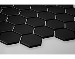 Hexagon duży, czarny, matowy