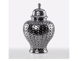 KOLEKCJA FILIGRAN - WAZA CERAMICZNA GINGER JAR SILVER ROZMIAR M