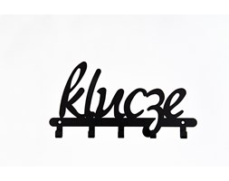 Wieszak do przedpokoju na klucze, Klucze - Szary metalic