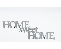 Wieszak do przedpokoju Home sweet home M - Szary metalic