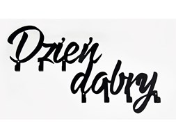 Wieszak do przedpokoju Dzień dobry - Biały