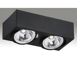 Oprawa lampa sufitowa Argon Rodos 2x10W LED czarna 651