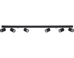 Listwa na przeguby lampa ścienna oprawa sufitowa Nowodvorski Eye Spot 6x35W GU10 czarna 6611