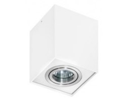 Azzardo Eloy 1 GM4106 Plafon lampa sufitowa 1x50W GU10 biały + żarówka LED za 1 zł GRATIS!